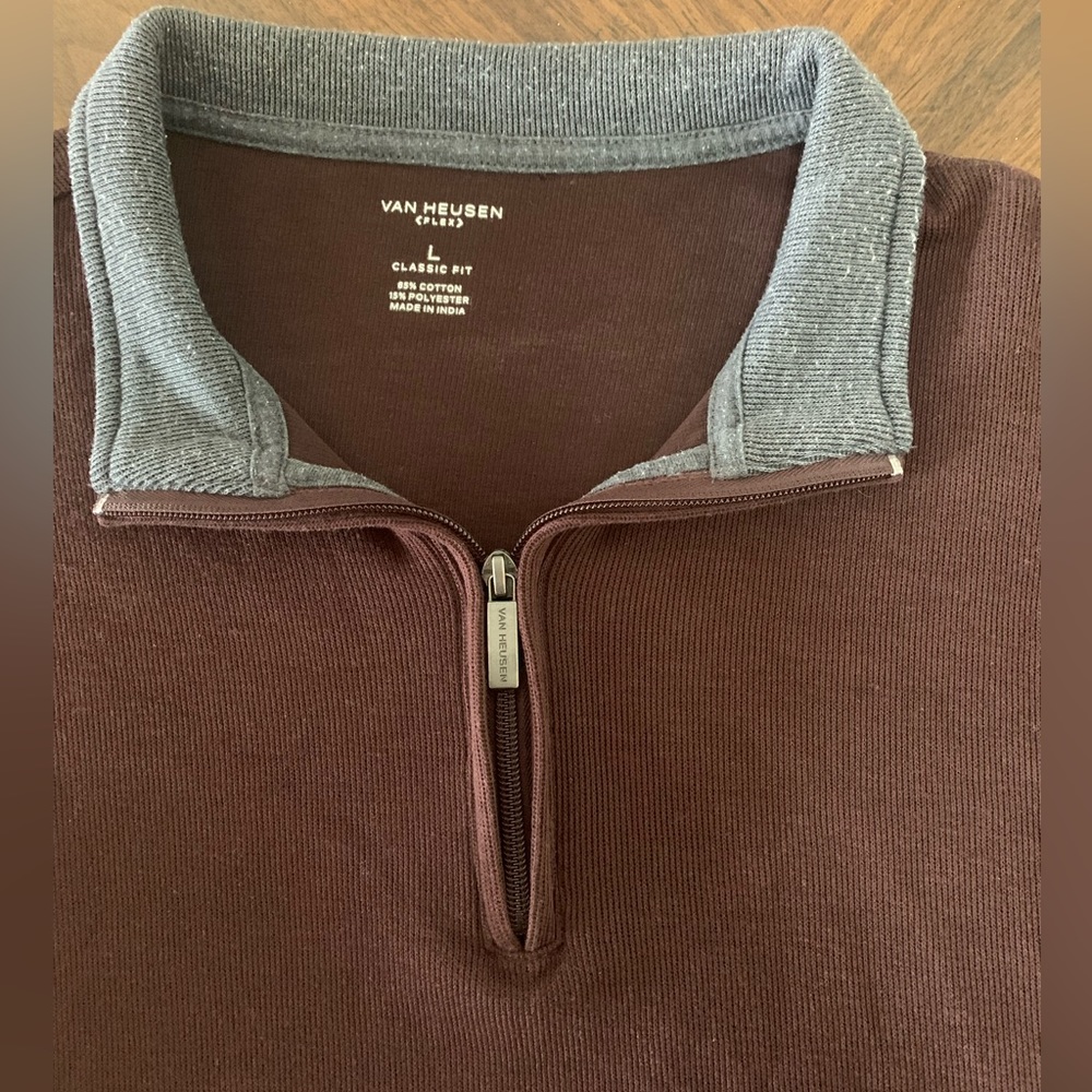 Van Heusen quarter zip